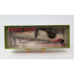Creek Chub Jointed Pikie Minnow 2618 "Silver Flash" NOS Box Insert VTG